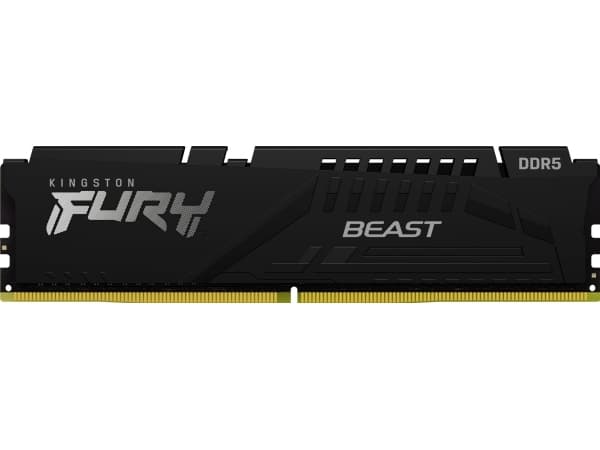 Kingston FURY Beast - DDR5 - modul - 8 GB - DIMM 288-pin - 5200 MHz / PC5-41600 - CL38 - 1.25 V - ikke-bufret - on-die ECC