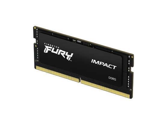 Kingston Technology FURY 64GB 4800MT/s DDR5 CL38 SODIMM (Kit of 2) Impact, 64 GB, 2 x 32 GB, DDR5, 262-pin SO-DIMM