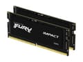 Pikkukuva 1 / 5: Kingston Technology FURY 64GB 4800MT/s DDR5 CL38 SODIMM (Kit of 2) Impact, 64 GB, 2 x 32 GB, DDR5, 262-pin SO-DIMM