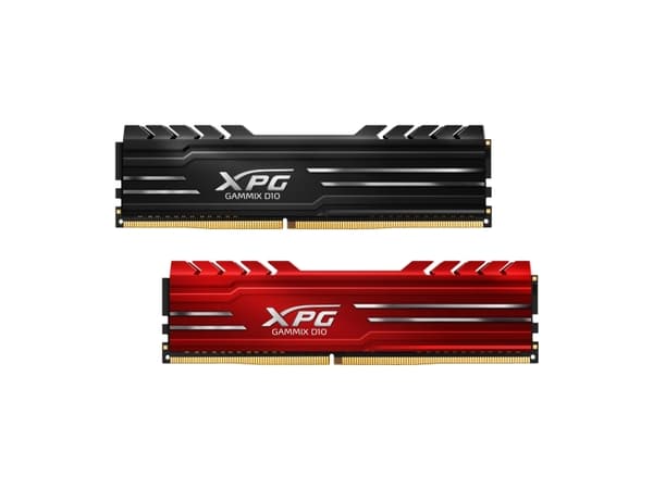 XPG GAMMIX D10 - DDR4 - sett - 32 GB: 2 x 16 GB - DIMM 288-pin - 3600 MHz / PC4-28800 - CL18 - 1.35 V - ikke-bufret - ikke-ECC - svart
