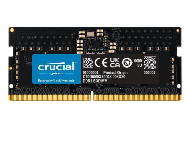 Crucial - DDR5 - modul - 8 GB - SO DIMM 262-pin - 2400 MHz / PC5-38400 - CL40 - 1.1 V - ej buffrad - icke ECC