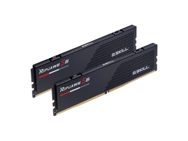G.Skill Ripjaws S5 - DDR5 - sett - 64 GB: 2 x 32 GB - DIMM 288-pin lav profil - 6000 MHz / PC5-48000 - CL30 - 1.4 V - ikke-bufret - ikke-ECC - matt s