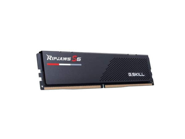 G.Skill Ripjaws S5 - DDR5 - sett - 32 GB: 2 x 16 GB - DIMM 288-pin - 6000 MHz / PC5-48000 - CL32 - 1.35 V - ikke-bufret - ikke-ECC - matt svart