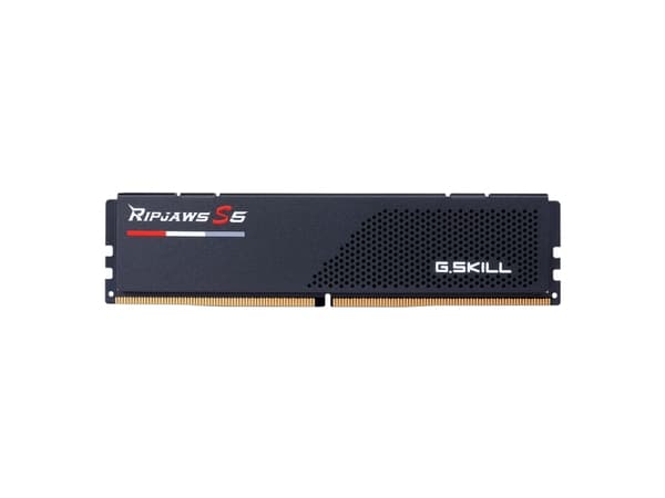 G.Skill Ripjaws S5 - DDR5 - sett - 32 GB: 2 x 16 GB - DIMM 288-pin - 6000 MHz / PC5-48000 - CL32 - 1.35 V - ikke-bufret - ikke-ECC - matt svart
