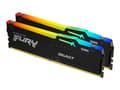 Miniatyrbild 2 av 5: Kingston FURY Beast RGB - DDR5 - sats - 32 GB: 2 x 16 GB - DIMM 288-pin - 2600 MHz / PC5-41600 - CL40 - 1.25 V - ej buffrad - on-die ECC
