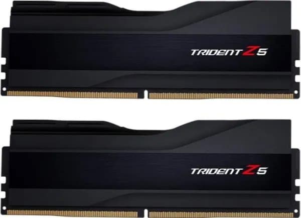 G.Skill Trident Z5 RGB - DDR5 - sett - 32 GB: 2 x 16 GB - DIMM 288-pin - 6000 MHz / PC5-48000 - CL30 - 1.35 V - ikke-bufret - ikke-ECC - matt svart