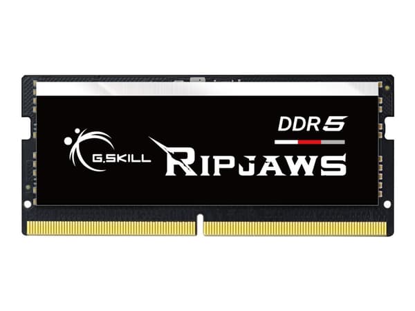 G.Skill Ripjaws kannettavan tietokoneen työmuistimoduuli DDR5 16 Gt 1 x 16 Gt 4800 MHz 260-nastainen SO-DIMM F5-4800S4039A16GX1-RS