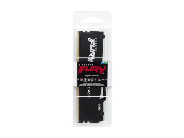 Kingston FURY Beast RGB - DDR5 - modul - 8 GB - DIMM 288-pin - 2800 MHz / PC5-44800 - CL40 - 1.25 V - ej buffrad - on-die ECC
