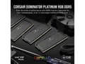 Miniatyrbilde 3 av 5: CORSAIR Dominator Platinum RGB - DDR5 - sett - 64 GB: 2 x 32 GB - DIMM 288-pin - 5600 MHz / PC5-44800 - CL40 - 1.25 V - svart