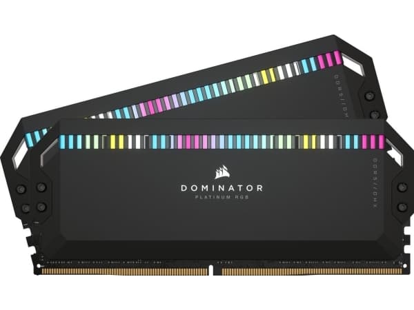 CORSAIR Dominator Platinum RGB - DDR5 - sett - 64 GB: 2 x 32 GB - DIMM 288-pin - 5600 MHz / PC5-44800 - CL40 - 1.25 V - svart