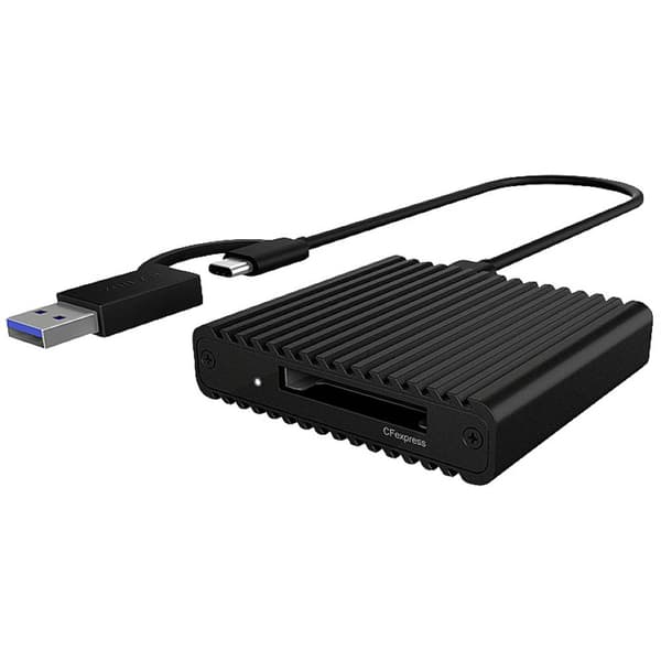 ICY BOX IB-CR404-C31 Extern minneskortläsare USB-C®, USB 3.2 Gen 2 Svart