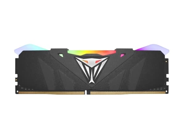 Patriot Viper Steel RGB - DDR4 - sett - 16 GB: 2 x 8 GB - DIMM 288-pin - 1600 MHz / PC4-25600 - CL16 - 1.35 V - ikke-bufret - ikke-ECC - svart