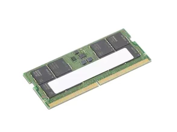 ThinkPad - DDR5 - moduuli - 16 GB - SO DIMM 262-PIN - 4800 MHz / PC5-38400 - vihreä - ThinkPad T15p Gen 3 21DA, 21DB -malleihin ThinkPad T15p Gen 3 2