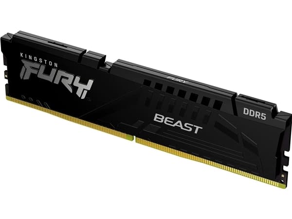 Kingston FURY Beast - DDR5 - modul - 16 GB - DIMM 288-pin - 3000 MHz / PC5-48000 - CL36 - 1.35 V - ikke-bufret - on-die ECC - svart
