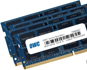 Other World Computing - DDR3 - sett - 32 GB: 4 x 8 GB - SO DIMM 204-pin - 1867 MHz / PC3-14900 - CL11 - 1.35 V - ikke-bufret - ikke-ECC - for Apple i