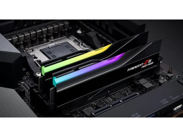 G.Skill Trident Z5 Neo RGB - DDR5 - sett - 32 GB: 2 x 16 GB - DIMM 288-pin - 3000 MHz / PC5-48000 - CL36 - 1.35 V - ikke-bufret - ikke-ECC - matt sva