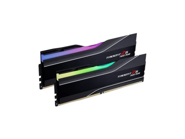 G.Skill Trident Z5 Neo RGB - DDR5 - sett - 32 GB: 2 x 16 GB - DIMM 288-pin - 3000 MHz / PC5-48000 - CL36 - 1.35 V - ikke-bufret - ikke-ECC - matt sva