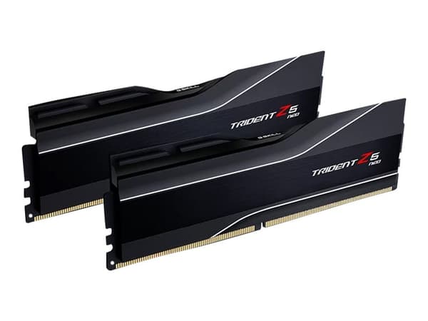 G.Skill Trident Z5 Neo - DDR5 - sats - 32 GB: 2 x 16 GB - DIMM 288-pin - 6000 MHz / PC5-48000 - CL32 - 1.35 V - ej buffrad - icke ECC - mattsvart