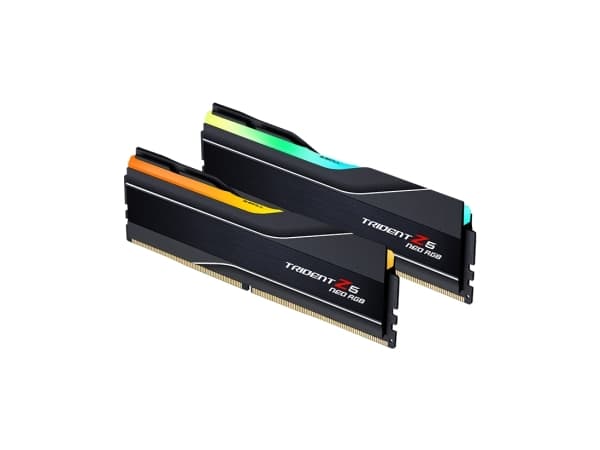 G.Skill Trident Z5 Neo RGB - DDR5 - sett - 32 GB: 2 x 16 GB - DIMM 288-pin - 1500 MHz / PC5-48000 - CL32 - 1.35 V - ikke-bufret - ikke-ECC - matt sva