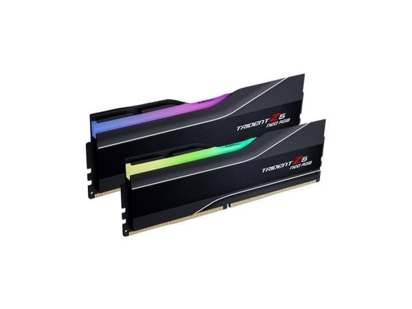 G.Skill Trident Z5 Neo RGB - DDR5 - sett - 32 GB: 2 x 16 GB - DIMM 288-pin - 1500 MHz / PC5-48000 - CL32 - 1.35 V - ikke-bufret - ikke-ECC - matt sva