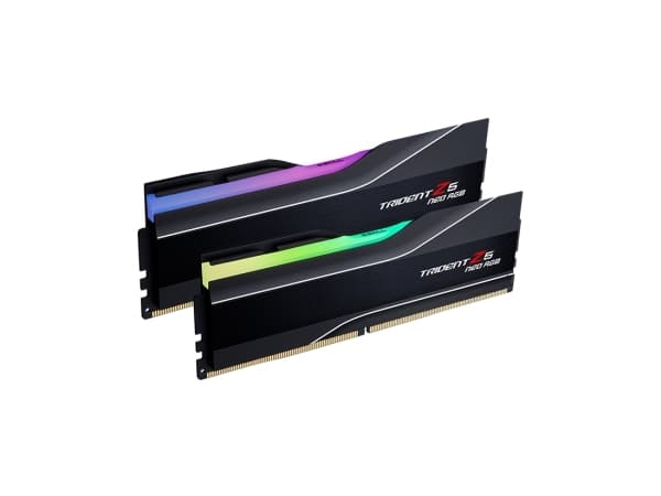G.Skill Trident Z5 Neo RGB - DDR5 - sett - 32 GB: 2 x 16 GB - DIMM 288-pin - 1500 MHz / PC5-48000 - CL32 - 1.35 V - ikke-bufret - ikke-ECC - matt sva