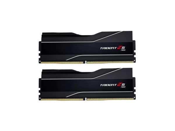 G.Skill Trident Z5 Neo - DDR5 - sett - 32 GB: 2 x 16 GB - DIMM 288-pin - 5600 MHz / PC5-44800 - CL28 - 1.35 V - ikke-bufret - ikke-ECC - matt svart