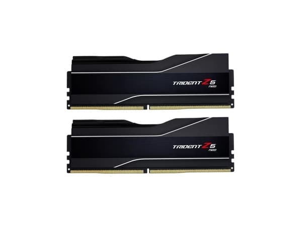G.Skill Trident Z5 Neo - DDR5 - sats - 32 GB: 2 x 16 GB - DIMM 288-pin - 2800 MHz / PC5-48000 - CL30 - 1.25 V - ej buffrad - icke ECC - mattsvart