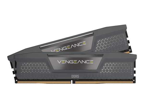 CORSAIR Vengeance - DDR5 - sett - 32 GB: 2 x 16 GB - DIMM 288-pin - 6000 MHz / PC5-48000 - CL36 - 1.35 V - kjølig grå