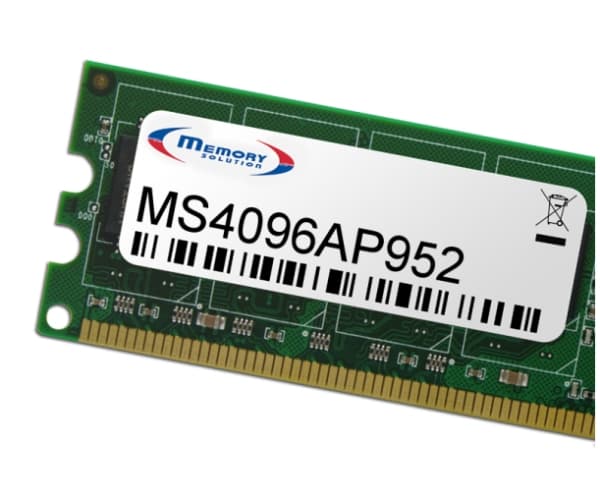 Memory Solution MS4096AP952, 4 GB, Grønn
