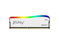 Miniatyrbilde 3 av 5: Kingston FURY Beast - RGB Special Edition - DDR4 - modul - 16 GB - DIMM 288-pin - 1800 MHz / PC4-28800 - CL18 - ikke-bufret - ikke-ECC - hvit