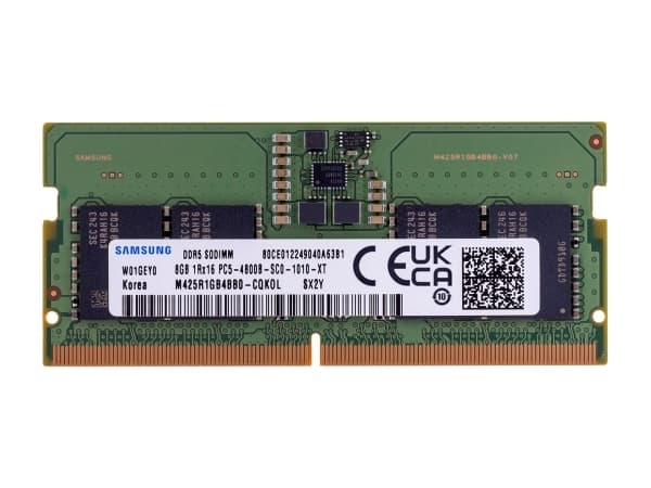 Samsung - DDR5 - moduuli - 8 GB - SO DIMM 262-PIN - 4800 MHz / PC5-38400 - CL40 - 1,1 V