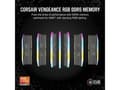Miniatyrbilde 5 av 5: CORSAIR Vengeance RGB - DDR5 - sett - 32 GB: 2 x 16 GB - DIMM 288-pin - 5600 MHz / PC5-44800 - CL36 - 1.25 V - on-die ECC - kjølig grå