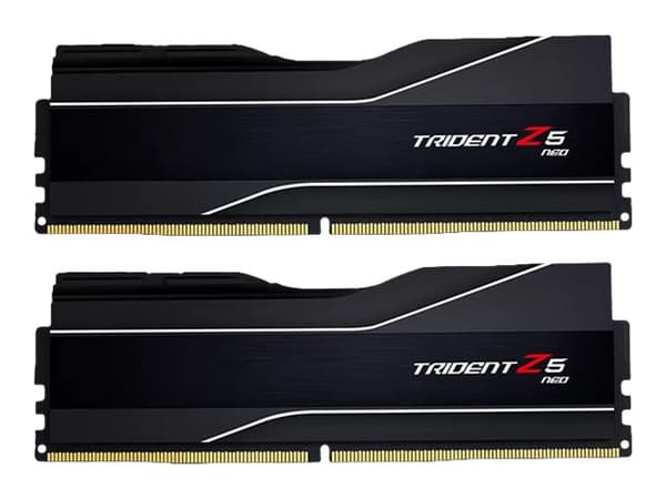 G.Skill Trident Z5 Neo - DDR5 - sett - 64 GB: 2 x 32 GB - DIMM 288-pin - 3000 MHz / PC5-48000 - CL32 - 1.4 V - ikke-bufret - ikke-ECC - børstet alumi