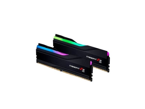 G.Skill Trident Z5 RGB - DDR5 - sett - 32 GB: 2 x 16 GB - DIMM 288-pin - 3600 MHz / PC5-57600 - CL34 - 1.4 V - ikke-bufret - ikke-ECC - børstet alumi