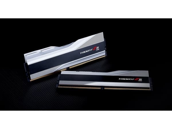 G.Skill Trident Z5 RGB - DDR5 - sats - 32 GB: 2 x 16 GB - DIMM 288-pin - 5600 MHz / PC5-44800 - CL28 - 1.35 V - ej buffrad - icke ECC - silver-metall