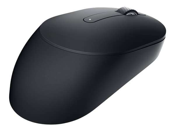 Dell MS300 - Mus - fullstorlek - höger- och vänsterhänta - optisk LED - 3 knappar - trådlös - 2.4 GHz - svart - detaljhandel - låda - med 3 års avanc
