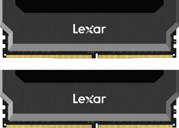 Lexar Hades RGB - DDR4 - sett - 16 GB: 2 - DIMM 288-PIN - 3600 MHz / PC4-28800 - ubufret - ikke-ECC