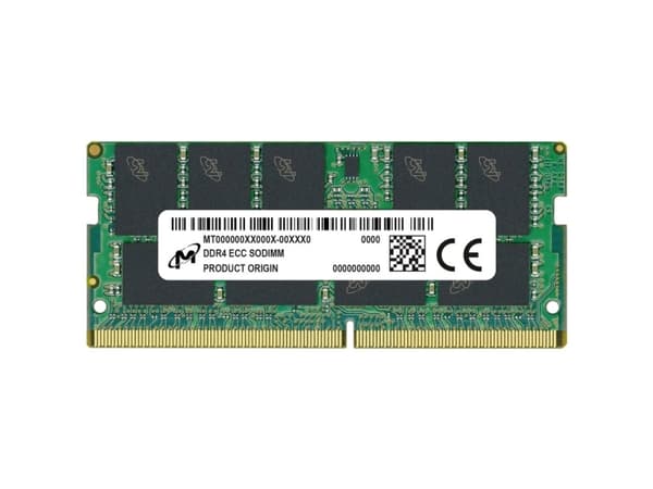 Micron - DDR4 - modul - 32 GB - SO DIMM 260-pin - 3200 MHz / PC4-25600 - CL22 - 1.2 V - ikke-bufret - ECC