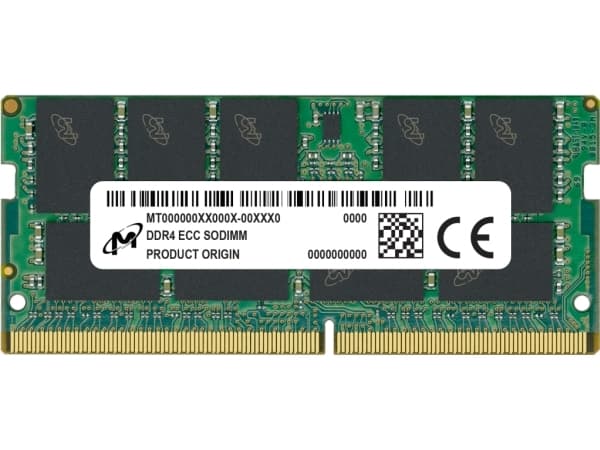 Micron - DDR4 - modul - 32 GB - SO DIMM 260-pin - 3200 MHz / PC4-25600 - CL22 - 1.2 V - ikke-bufret - ECC