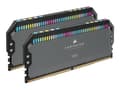Miniatyrbilde 1 av 5: CORSAIR Dominator Platinum RGB - DDR5 - sett - 32 GB: 2 x 16 GB - DIMM 288-pin - 5200 MHz / PC5-41600 - CL40 - 1.25 V - kjølig grå