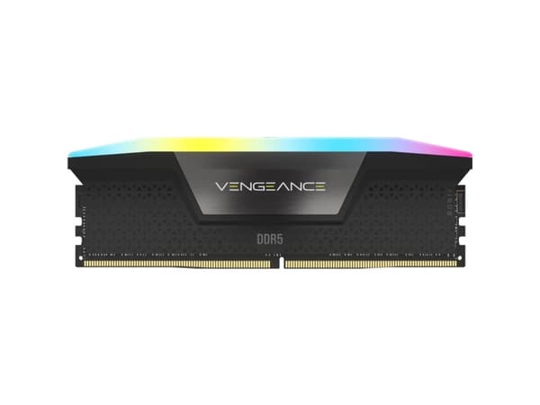 CORSAIR Vengeance RGB - DDR5 - sats - 32 GB: 2 x 16 GB - DIMM 288-pin - 3600 MHz / PC5-57600 - CL34 - 1.45 V - ej buffrad - svart