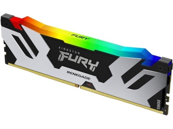 Kingston FURY Renegade RGB - DDR5 - modul - 16 GB - DIMM 288-pin - 2400 MHz / PC5-38400 - CL40 - 1.1 V - on-die ECC