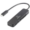 Miniatyrbild 1 av 4: Renkforce RF-PCR-230 Extern minneskortläsare USB-C® (USB 3.2 Gen 1) Svart