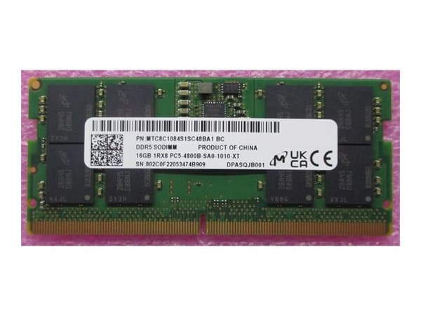 HP - DDR5 - modul - 16 GB - SO DIMM 262-pin - 4800 MHz / PC5-38400 - 1.1 V - ikke-ECC