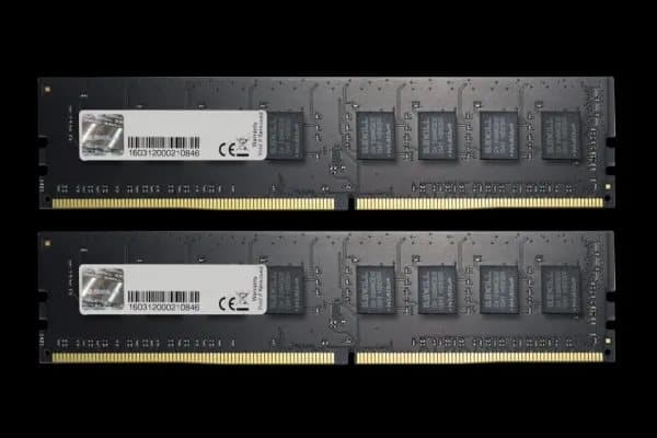 G.Skill Value Series - DDR4 - sett - 16 GB: 2 x 8 GB - DIMM 288-pin - 2666 MHz / PC4-21300 - CL19 - 1.2 V - ikke-bufret - ikke-ECC