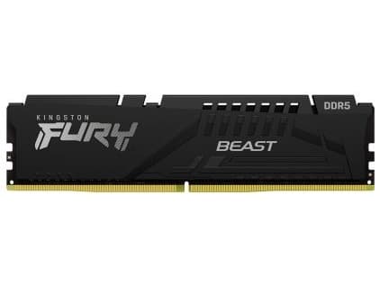 Kingston FURY Beast - DDR5 - modul - 32 GB - DIMM 288-pin - 2600 MHz / PC5-41600 - CL36 - 1.25 V - ej buffrad - on-die ECC - svart