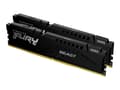 Miniatyrbilde 1 av 5: Kingston FURY Beast - DDR5 - sett - 64 GB: 2 x 32 GB - DIMM 288-pin - 2600 MHz / PC5-41600 - CL36 - 1.25 V - ikke-bufret - on-die ECC - svart