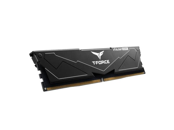 T-FORCE Vulcan - DDR5 - sats - 32 GB: 2 x 16 GB - DIMM 288-pin - 6000 MHz / PC5-48000 - CL38 - 1.25 V - on-die ECC - svart