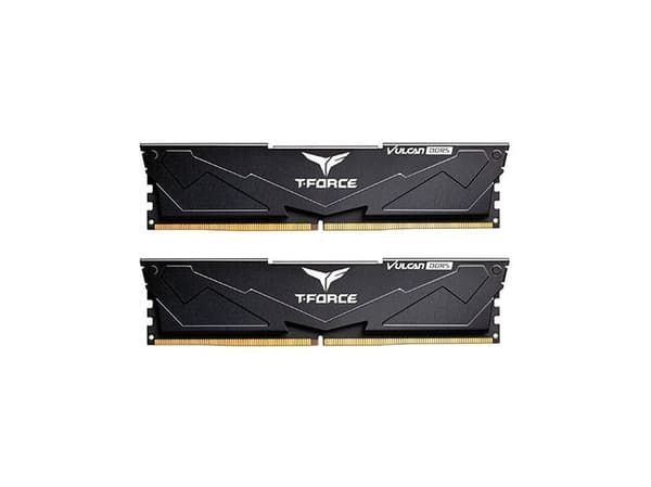Team Vulcan Black 32GB DDR5 6400, CL40, (2x16GB), FLBD532G6400HC40BDC01