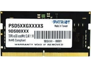 Patriot Memory Signature PSD532G48002S hukommelsesmodul 32 GB 1 x 32 GB DDR5 4800 Mhz